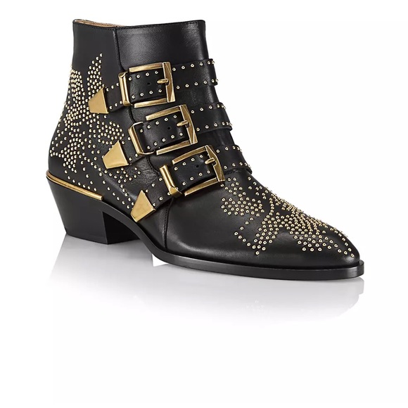 Chloe Gold Susanna Boots - New in Box - Picture 7 of 15